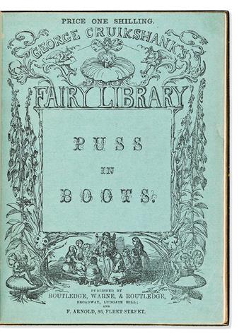 Cruikshank, George (1792-1878) [Fairy Library No. VI]: Puss in Boots, in a Riviere & Son binding.